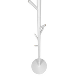 Cuier tip pom cu 8 agatatori, 175 x 3.7 cm, pentru hol, alb