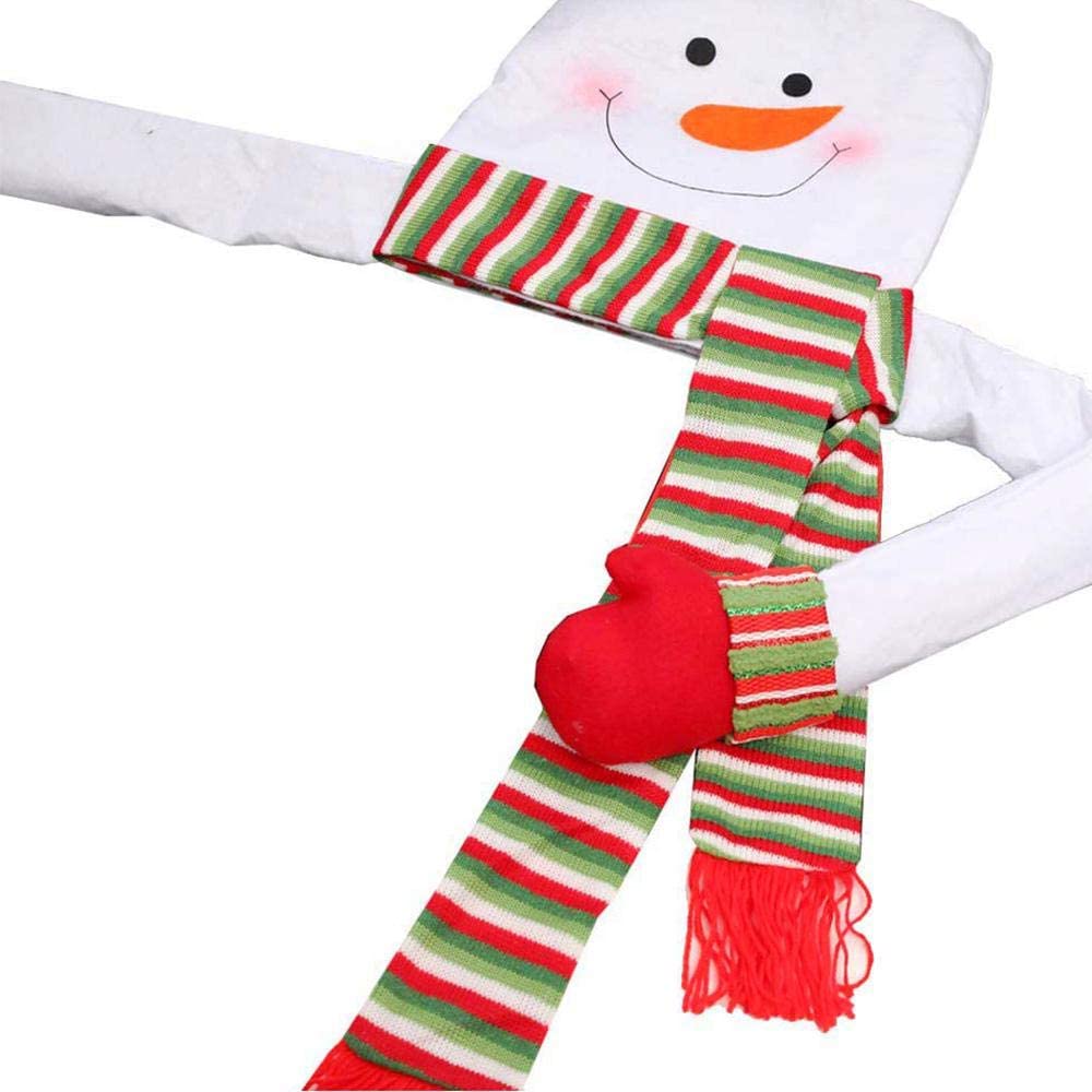 Decoratiune pentru bradul de Craciun, sub forma de om de zapada, 110x110 cm - BUZ.RO