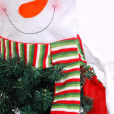 Decoratiune pentru bradul de Craciun, sub forma de om de zapada, 110x110 cm - BUZ.RO