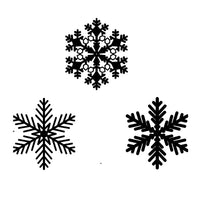 Decoratiune perete din metal Craciun , model fulgi de nea