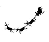 Decoratiune perete din metal Craciun , model sanie