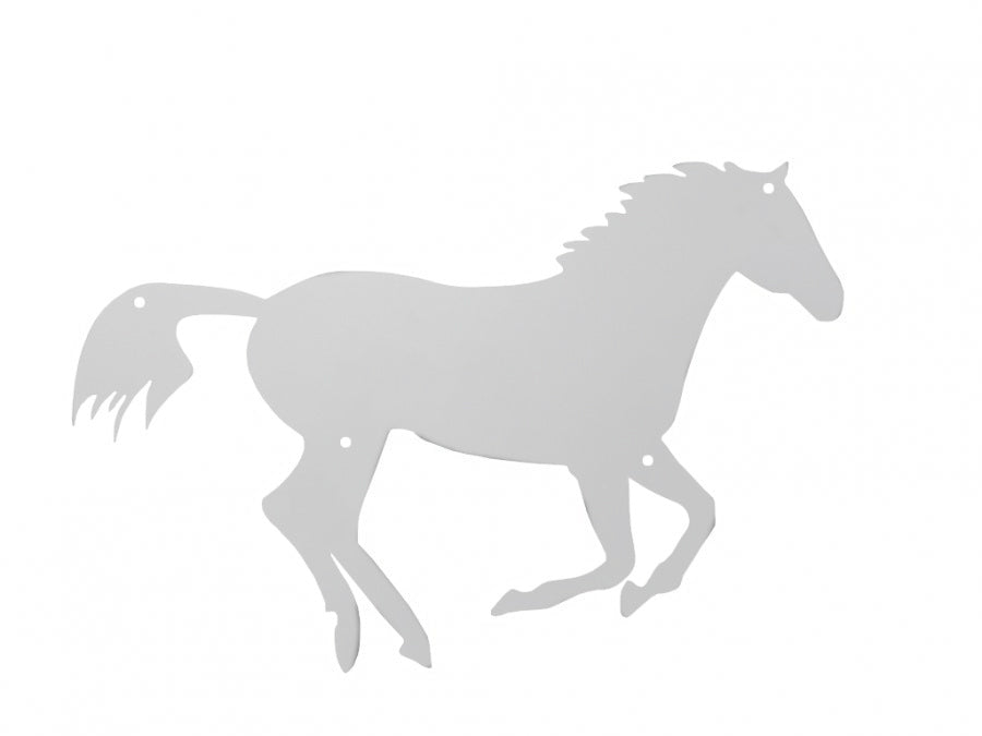 Decoratiune perete metal, 43.1 x 65.1 cm, cal alb, interior/exterior