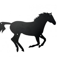 Decoratiune perete metal, 43.1 x 65.1 cm, cal negru, interior/exterior