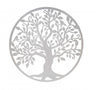 Decoratiune de perete living din metal, copacul vietii