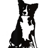 Decoratiune perete metal, model catel Max, 54.8x 30.3 cm