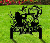 Decoratiuni gradina, decoratiuni exterior, personalizate, decoratiuni metal, ornamente gradina, vanator, text personalizat