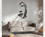 Decoratiuni perete, personalizate, decoratiuni perete metal, tablouri personalizate, cadouri personalizate, decoratiuni interior, chip de dama - BUZ.RO