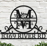 Decoratiuni perete, personalizate, decoratiuni perete metal, tablouri personalizate, cadouri personalizate, decoratiuni interior, initiala numelui - BUZ.RO