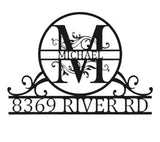 Decoratiuni perete, personalizate, decoratiuni perete metal, tablouri personalizate, cadouri personalizate, decoratiuni interior, initiala numelui - BUZ.RO