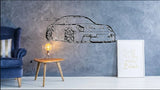Decoratiuni perete, personalizate, decoratiuni perete metal, tablouri personalizate, cadouri personalizate, decoratiuni interior, masina - BUZ.RO
