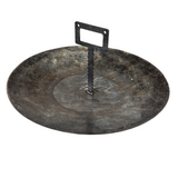 Disc gratar fonta  curbat / adanc 46 cm, cu maner