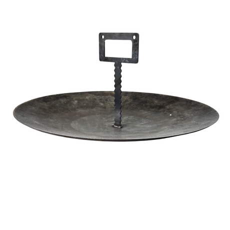 Disc gratar fonta  curbat / adanc 46 cm, cu maner