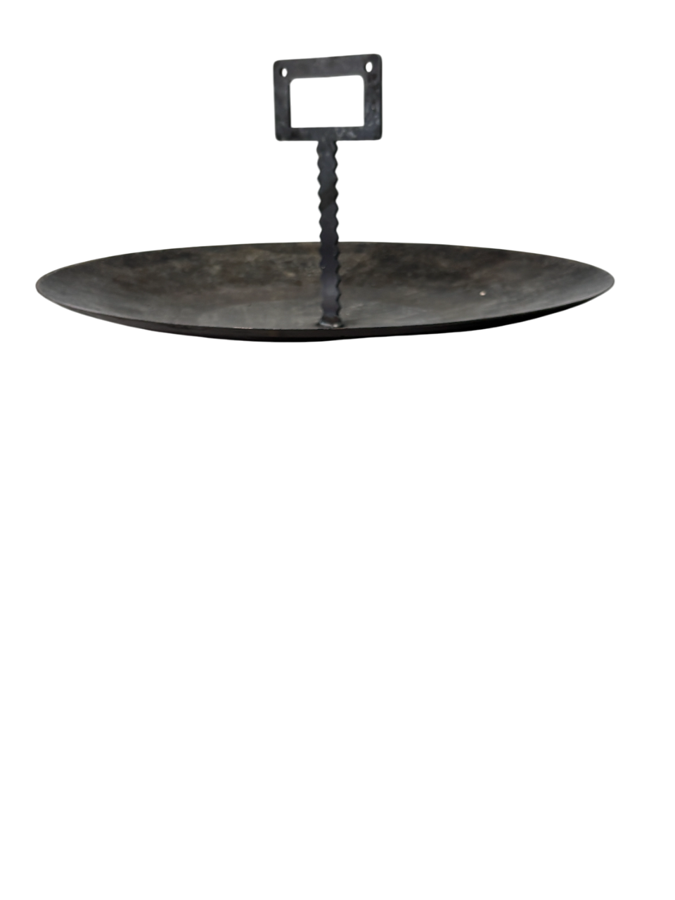 Disc gratar fonta  curbat / adanc 46 cm, cu maner