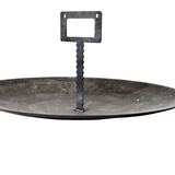 Disc gratar fonta  curbat / adanc 46 cm, cu maner