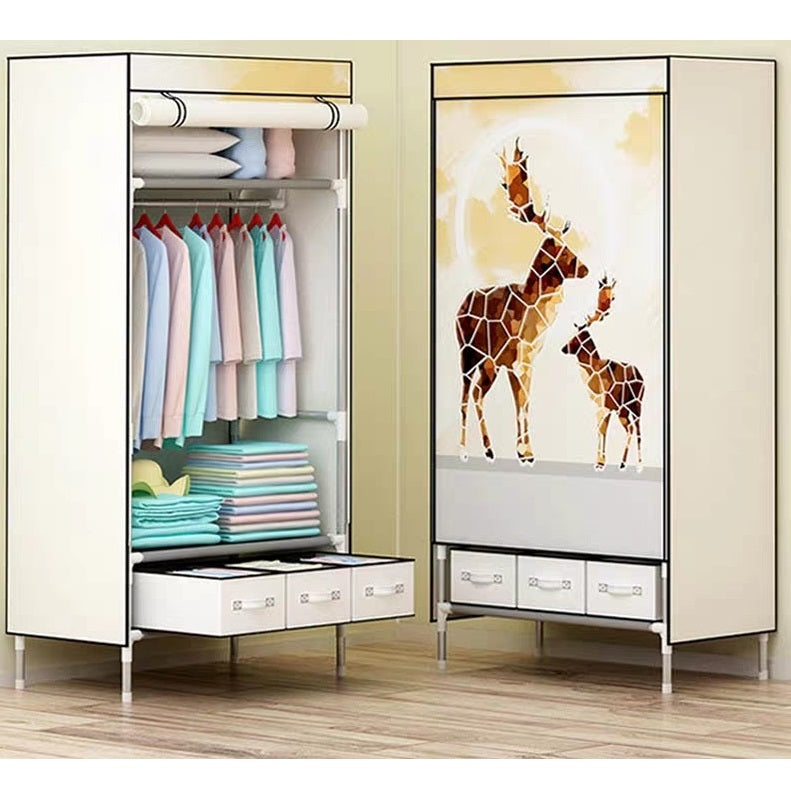 Dulap haine, dulap incaltaminte, 90x45x160 cm, alb, model cu cerb