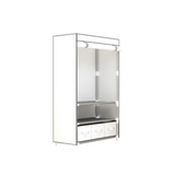 Dulap haine, dulap incaltaminte, 90x45x160 cm, alb, model cu cerb