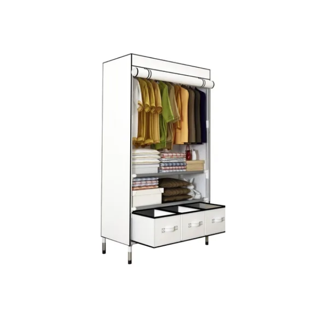 Dulap haine, dulap incaltaminte, 90x45x160 cm, alb, model cu cerb