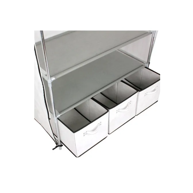 Dulap haine, dulap incaltaminte, 90x45x160 cm, alb, model cu cerb