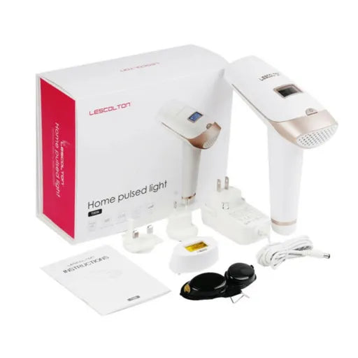 Epilator IPL, 300000 pulsatii, 5 trepte de intensitate, senzor piele, ochelari protectie