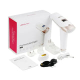 Epilator IPL, 300000 pulsatii, 5 trepte de intensitate, senzor piele, ochelari protectie