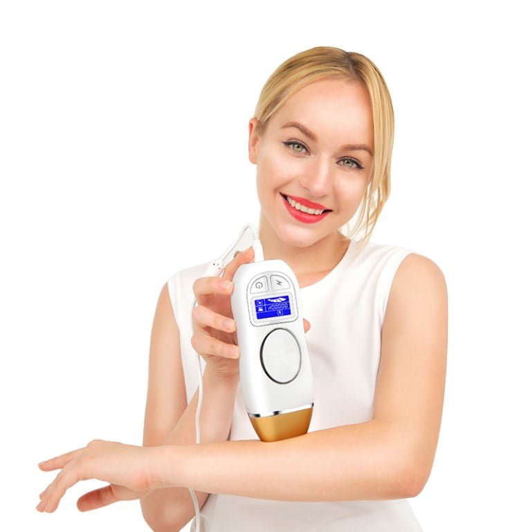 Epilator IPL, epilare definitiva, cu LCD, 3 in 1, 400.000 pulsatii, 5 trepte - BUZ.RO
