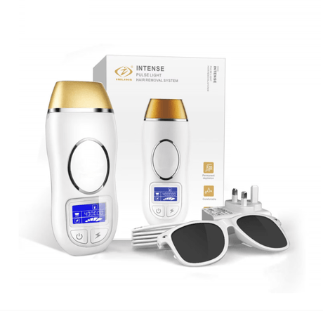Epilator IPL, epilare definitiva, cu LCD, 3 in 1, 400.000 pulsatii, 5 trepte - BUZ.RO