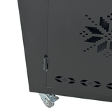 Fire Pit, Gratar cu plita 95x 95 cm din otel 10 mm pe lemne, pentru gradina sau terasa+ grill detasabil, FARA BLAT DE LEMN - BUZ.RO