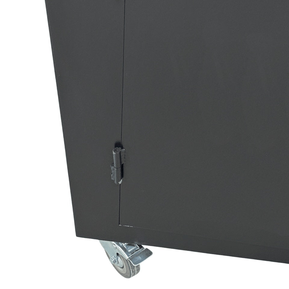 Fire Pit | Gratar Lemne | Plita 10/8 mm | 95x95 cm | Blat lemn