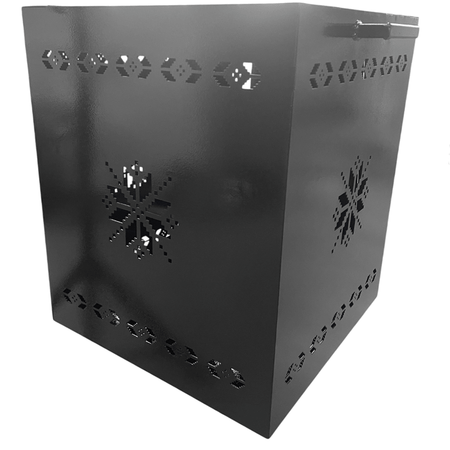 Fire Pit, Gratar cu plita 95x 95 cm din otel 10 mm pe lemne, pentru gradina sau terasa+ grill detasabil, FARA BLAT DE LEMN - BUZ.RO