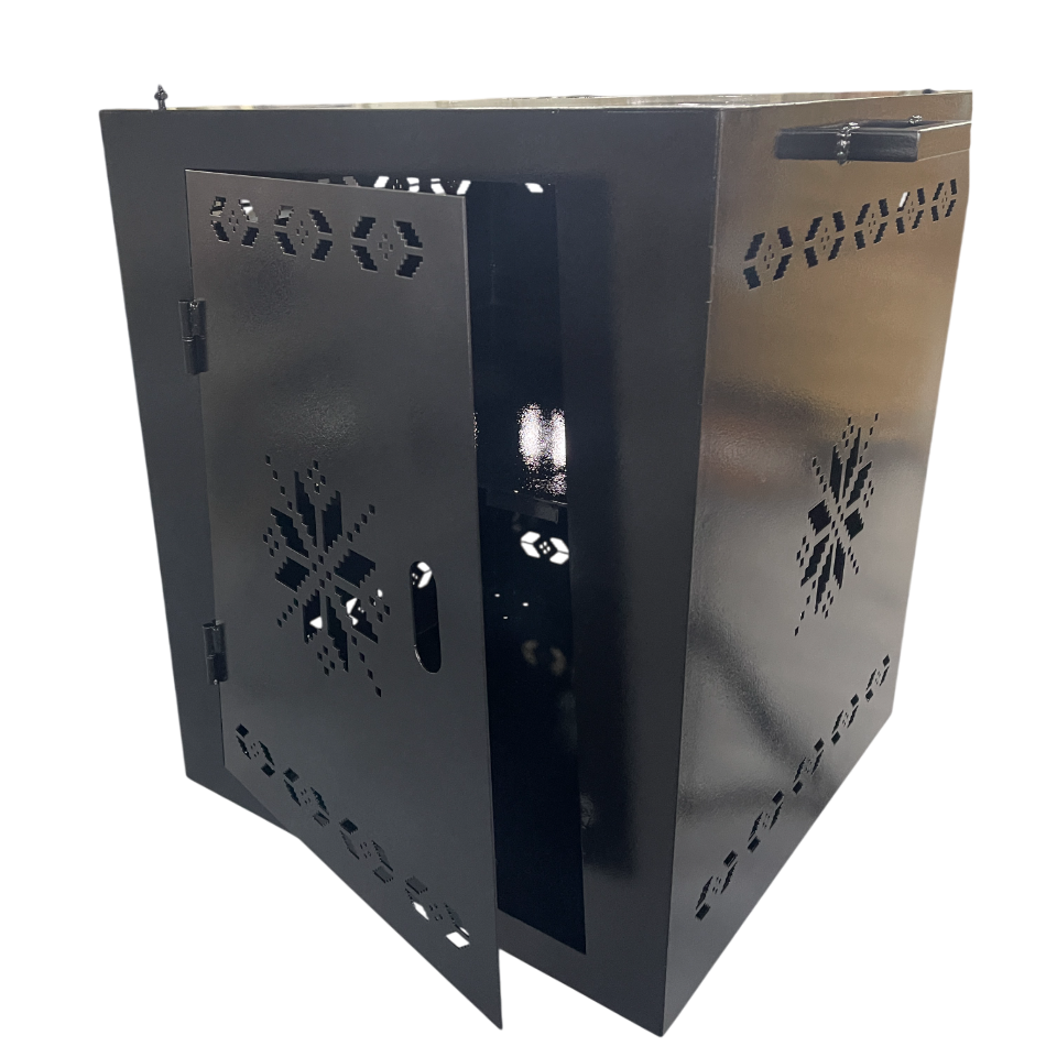 Fire Pit, Gratar cu plita 95x 95 cm din otel 10 mm pe lemne, pentru gradina sau terasa  + blat de lemn