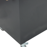 FirePit, Gratar cu plita 75x 75 cm din otel, 10 mm, pentru gradina sau terasa, FARA blat de lemn - BUZ.RO