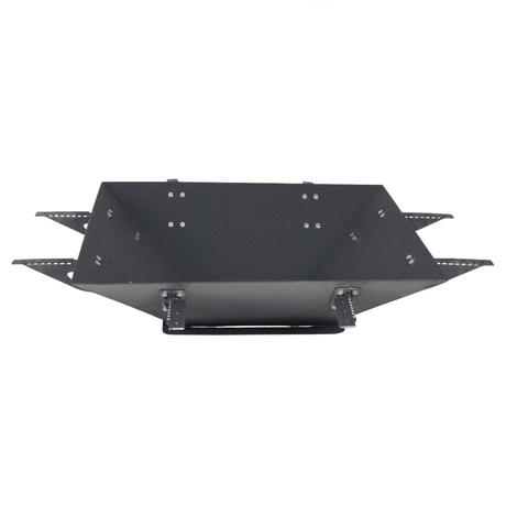 Firepit, plita gratar cu focar, plita incorporabila cu suport ceaun/disc, 75x75 cm+ grill - BUZ.RO