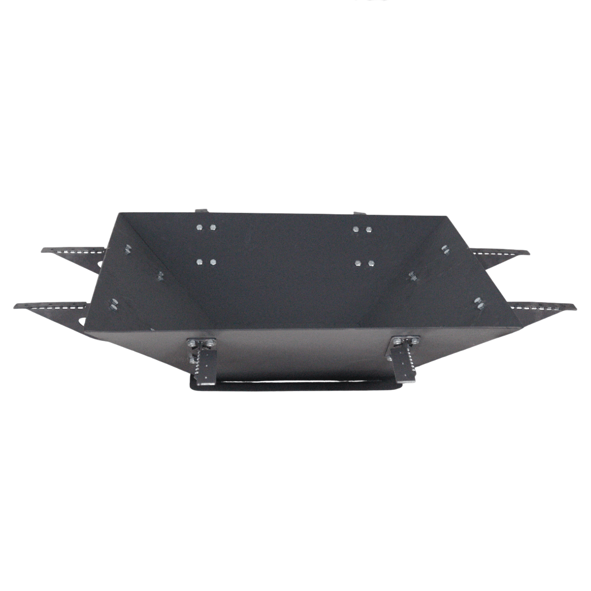 Firepit, plita gratar cu focar, plita incorporabila cu suport ceaun/disc, 75x75 cm+ grill - BUZ.RO