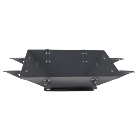 Firepit, plita gratar cu focar, plita incorporabila cu suport ceaun/disc, 75x75 cm+ grill - BUZ.RO