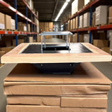 Firepit, plita gratar cu focar, plita incorporabila cu suport ceaun/disc, 75x75 cm+ grill - BUZ.RO