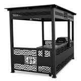Foisor cu gratar gradina| Ansamblu de gatit modular|bucatarie de vara| plita| sobita| blat inox| chiuveta - BUZ.RO
