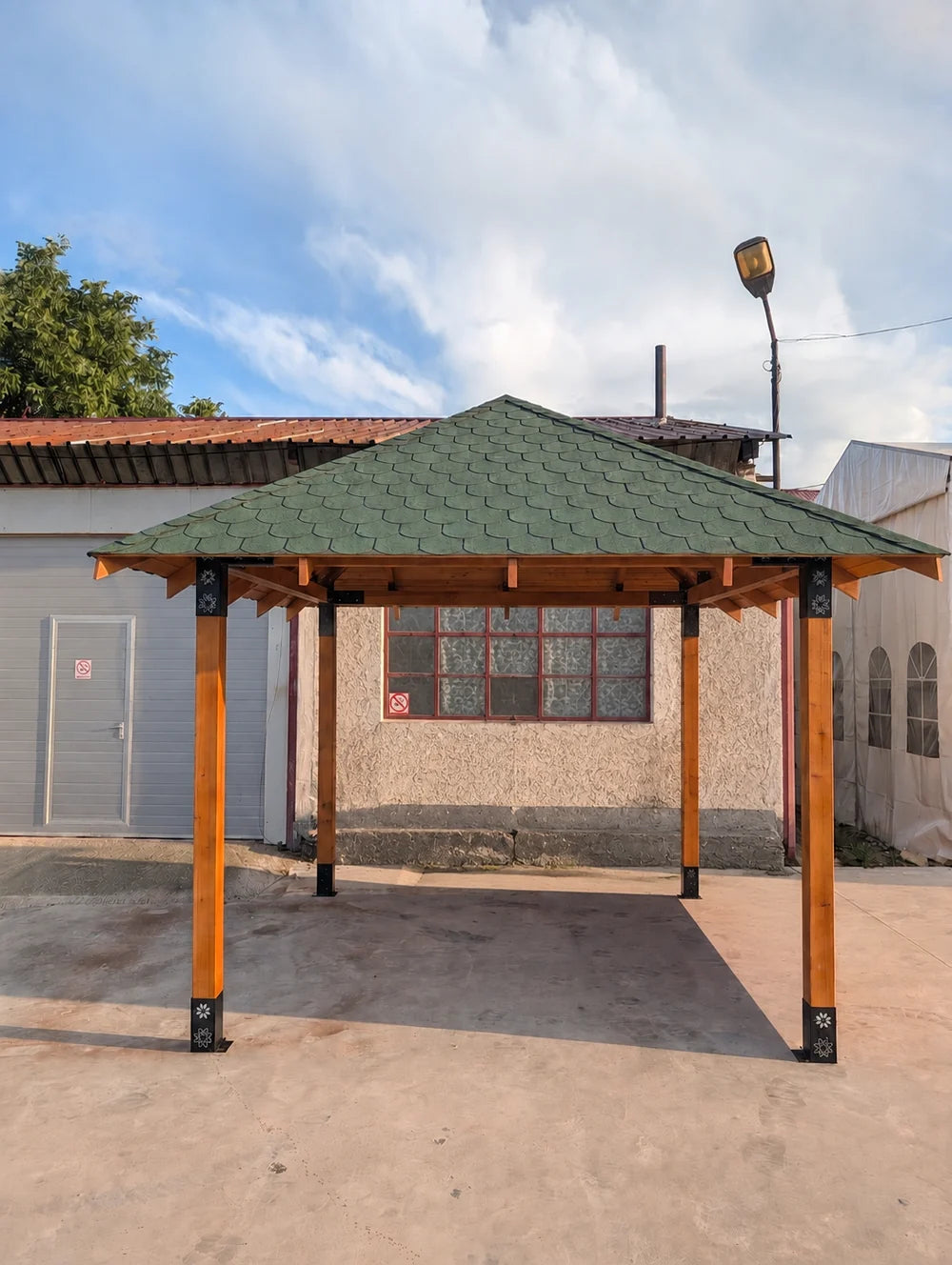 Foisor lemn Bucovina 3x3m - Premium