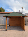 Foisor lemn Bucovina 3x3m - Premium
