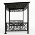 Foisor Metalic Gradina 2x1.8m | Structura Metalica BBQ | Acoperis Gratar tip Pergola - BUZ.RO