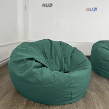 Fotoliu puf, beanbag, sac de sezut, tip para, cu maner, utilizabil interior si exterior, umplut cu granule polistiren,  dimensiuni 120x130
