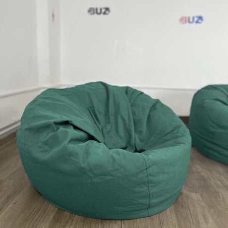 Fotoliu puf, beanbag, sac de sezut, tip para, cu maner, utilizabil interior si exterior, umplut cu granule polistiren, dimensiuni 120x130 - BUZ.RO