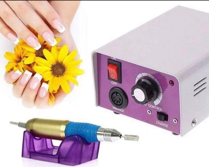 Freza unghii profesionala, pila electrica, unghii false, manichiura, pedichiura, gel, oja semipermanenta, acryl, 30000 rpm - BUZ.RO