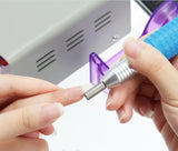 Freza unghii profesionala, pila electrica, unghii false, manichiura, pedichiura, gel, oja semipermanenta, acryl, 30000 rpm - BUZ.RO