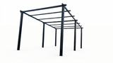 Garaj,Pergola,Pavilion de gradina,Acoperis Masina, Metal,Modular, 3 x 5 m - BUZ.RO