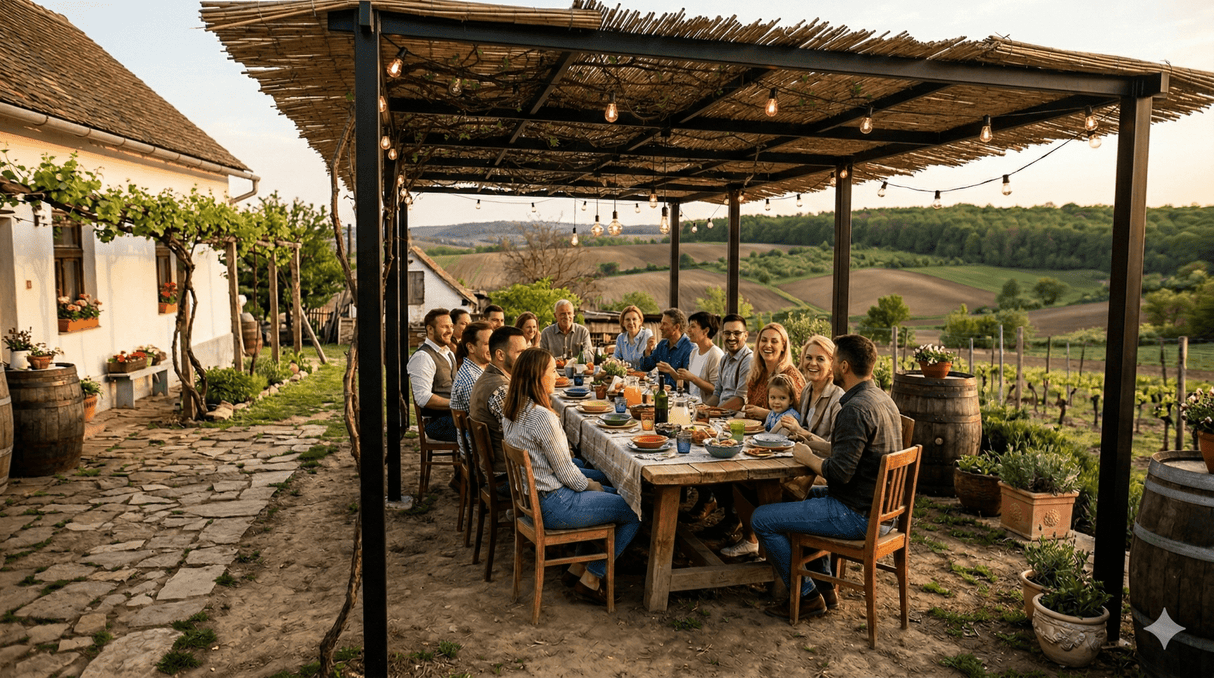 Garaj,Pergola,Pavilion de gradina,Acoperis Masina, Metal,Modular, 3 x 5 m - BUZ.RO