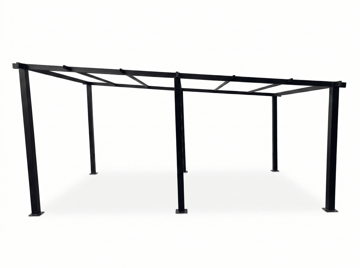 Garaj,Pergola,Pavilion de gradina,Acoperis Masina, Metal,Modular, 3 x 5 m - BUZ.RO