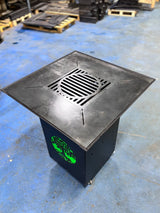 Gratar de gradina, 5 in 1 ,fire pit cu Plita 10 mm Otel , Suport Ceaun/Disc , Gratar de curte , Personalizabil , Copacul Vietii - BUZ.RO