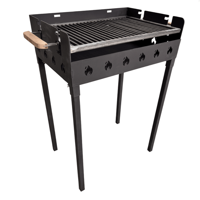 Gratar Gradina cu bare rotunde din otel Personalizabil , reglabil 65X45Xh95 CM - BUZ.RO