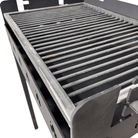 Gratar Gradina cu bare rotunde din otel Personalizabil , reglabil 65X45Xh95 CM - BUZ.RO