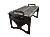 Gratar Gradina, din otel carbon, pentru camping, gradina, 50x30x30cm, grosime 3mm - BUZ.RO
